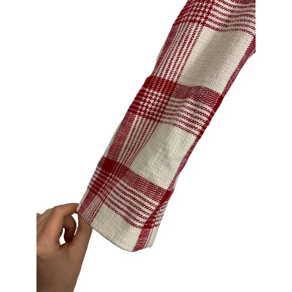 Marella Womens size 8 blazer red Derris basketweave jacket - Picture 2 of 5